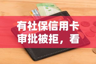有社保信用卡审批被拒，看看这5个不看征信小额借钱的软件