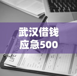 武汉借钱应急5000？看看这五个大数据黑了能借款的平台