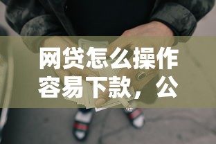 网贷怎么操作容易下款，公布五个合法的贷款平台