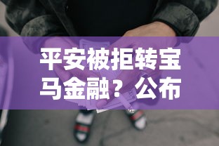 平安被拒转宝马金融？公布五个综合评分不足网贷平台可以借款