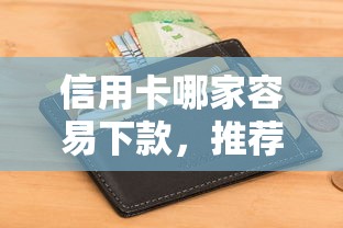 信用卡哪家容易下款，推荐五个无视征信黑白户秒下款的贷款