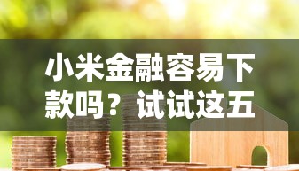 小米金融容易下款吗？试试这五个哪些网贷平台好下款