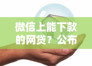 微信上能下款的网贷？公布5个哪家贷款平台容易通过