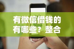 有微信借钱的有哪些？整合五个好用的借钱平台