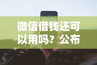 微信借钱还可以用吗？公布五个投诉网贷平台电话