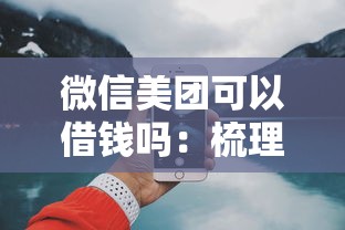 微信美团可以借钱吗：梳理5个网上比较好的贷款平台