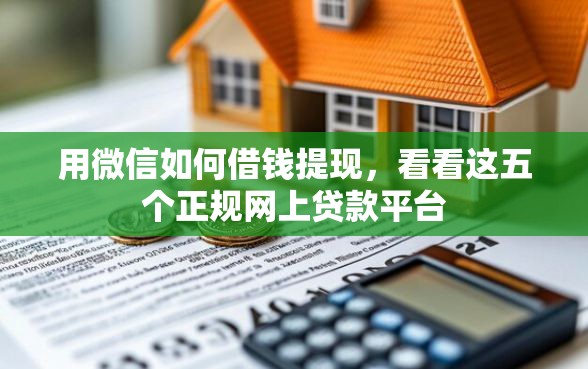 用微信如何借钱提现，看看这五个正规网上贷款平台