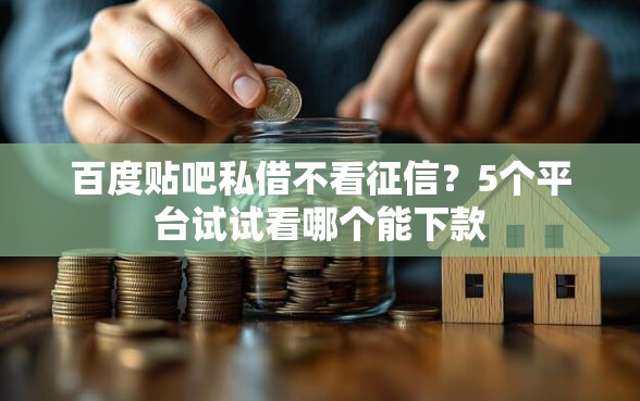 百度贴吧私借不看征信？5个平台试试看哪个能下款
