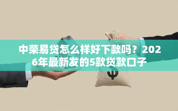 中荣易贷怎么样好下款吗？2026年最新发的5款贷款口子