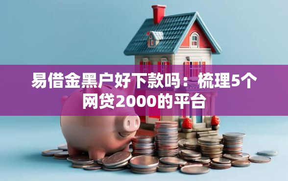易借金黑户好下款吗：梳理5个网贷2000的平台
