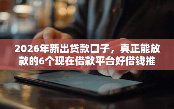 2026年新出贷款口子，真正能放款的6个现在借款平台好借钱推荐