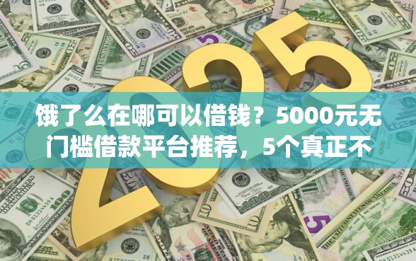 饿了么在哪可以借钱？5000元无门槛借款平台推荐，5个真正不查征信的贷款app盘点