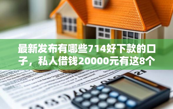 最新发布有哪些714好下款的口子，私人借钱20000元有这8个渠道