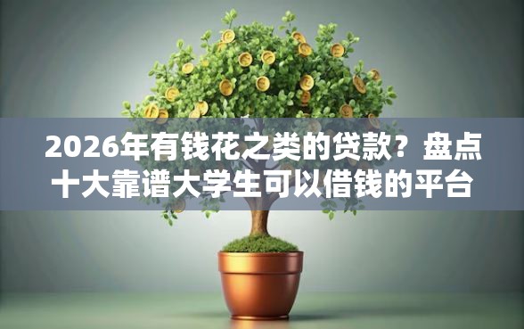 2026年有钱花之类的贷款？盘点十大靠谱大学生可以借钱的平台