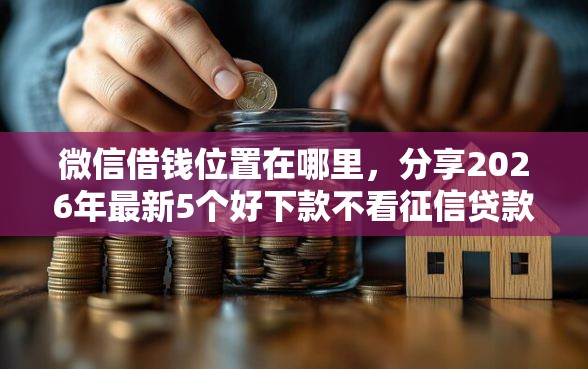微信借钱位置在哪里，分享2026年最新5个好下款不看征信贷款平台