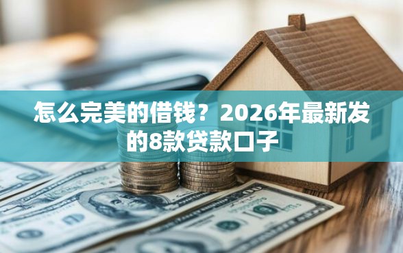怎么完美的借钱？2026年最新发的8款贷款口子