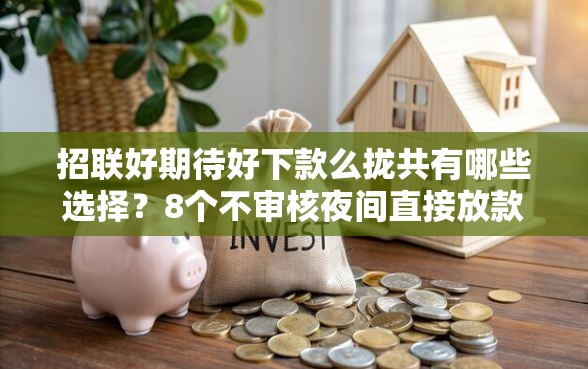 招联好期待好下款么拢共有哪些选择？8个不审核夜间直接放款的网贷平台详解