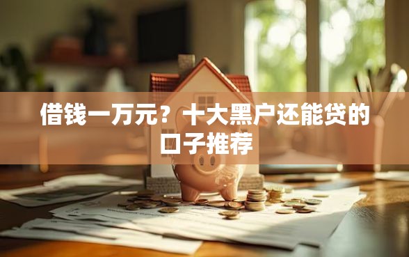 借钱一万元？十大黑户还能贷的口子推荐