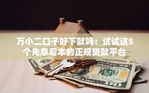 万小二口子好下款吗：试试这5个先息后本的正规贷款平台
