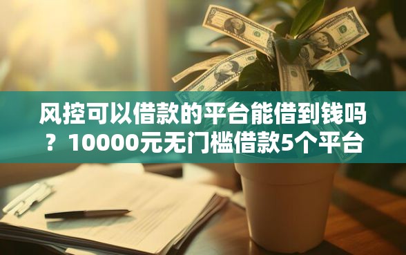 风控可以借款的平台能借到钱吗？10000元无门槛借款5个平台推荐