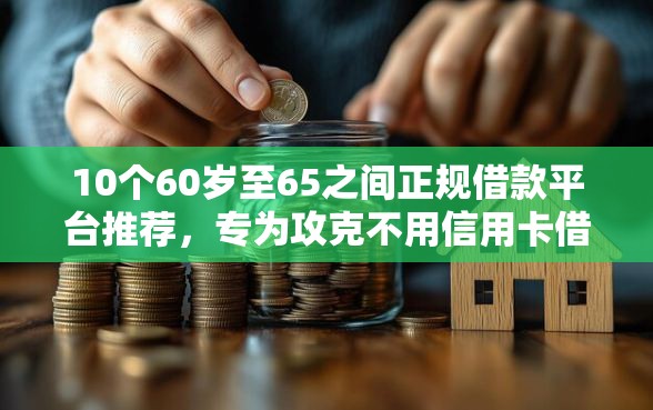 10个60岁至65之间正规借款平台推荐，专为攻克不用信用卡借款难题