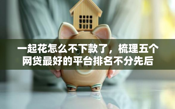 一起花怎么不下款了，梳理五个网贷最好的平台排名不分先后
