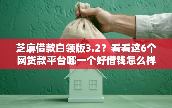 芝麻借款白领版3.2？看看这6个网贷款平台哪一个好借钱怎么样