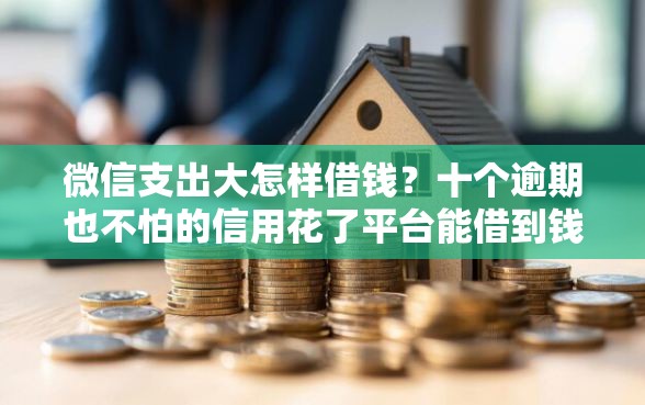 微信支出大怎样借钱？十个逾期也不怕的信用花了平台能借到钱