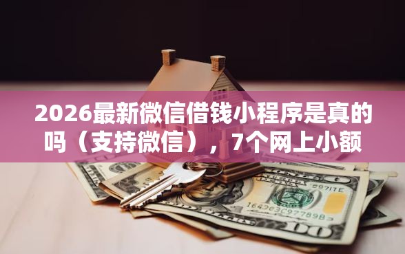 2026最新微信借钱小程序是真的吗（支持微信），7个网上小额贷款平台好无私分享