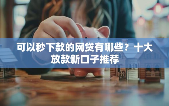 可以秒下款的网贷有哪些？十大放款新口子推荐