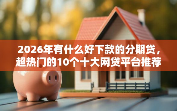 2026年有什么好下款的分期贷，超热门的10个十大网贷平台推荐
