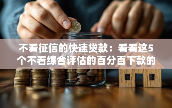 不看征信的快速贷款：看看这5个不看综合评估的百分百下款的软件
