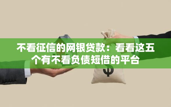 不看征信的网银贷款：看看这五个有不看负债短借的平台