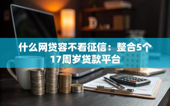 什么网贷容不看征信：整合5个17周岁贷款平台