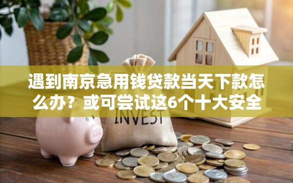 遇到南京急用钱贷款当天下款怎么办？或可尝试这6个十大安全借钱平台