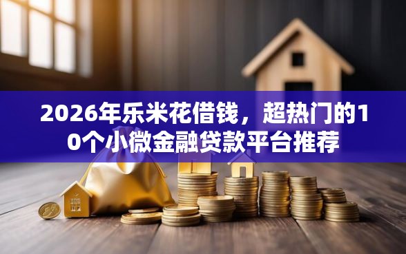 2026年乐米花借钱，超热门的10个小微金融贷款平台推荐