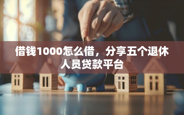 借钱1000怎么借，分享五个退休人员贷款平台