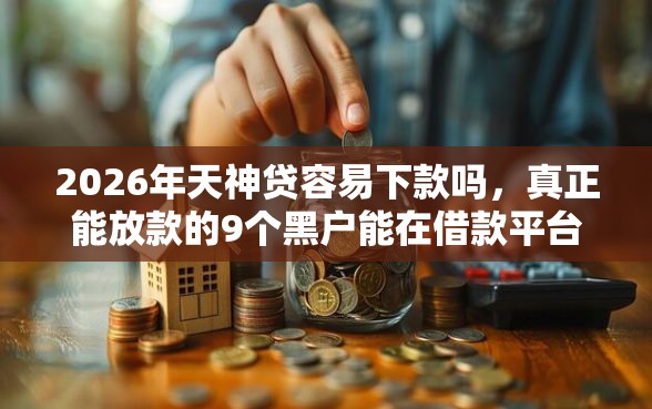 2026年天神贷容易下款吗，真正能放款的9个黑户能在借款平台借到钱推荐