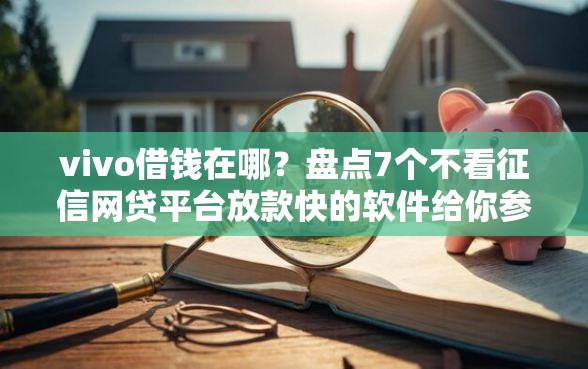 vivo借钱在哪？盘点7个不看征信网贷平台放款快的软件给你参考