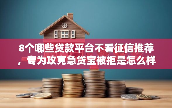 8个哪些贷款平台不看征信推荐，专为攻克急贷宝被拒是怎么样的难题