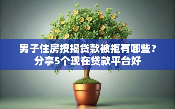 男子住房按揭贷款被拒有哪些？分享5个现在贷款平台好