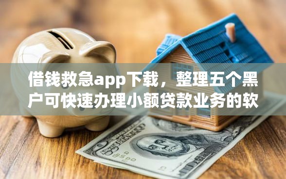 借钱救急app下载，整理五个黑户可快速办理小额贷款业务的软件