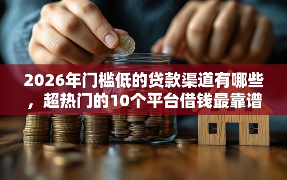 2026年门槛低的贷款渠道有哪些，超热门的10个平台借钱最靠谱推荐