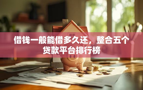 借钱一般能借多久还，整合五个贷款平台排行榜