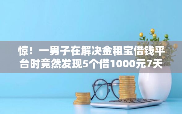 惊！一男子在解决金租宝借钱平台时竟然发现5个借1000元7天还的口子，事后分享了出来