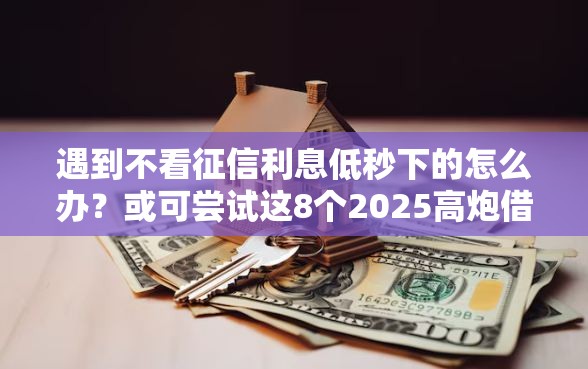 遇到不看征信利息低秒下的怎么办？或可尝试这8个2025高炮借款平台黑口子链接