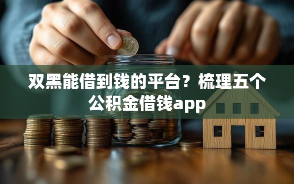 双黑能借到钱的平台？梳理五个公积金借钱app