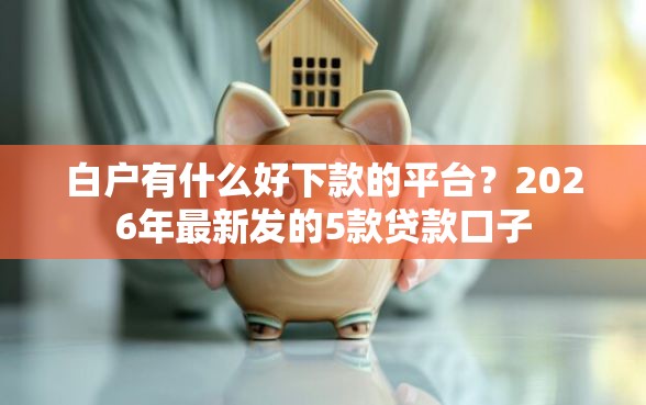 白户有什么好下款的平台？2026年最新发的5款贷款口子