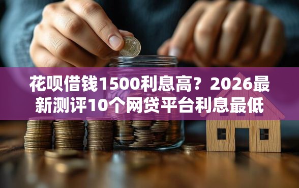 花呗借钱1500利息高?2026最新测评10个网贷平台利息最低 花呗借钱1500利息高?2026最新测评10个网贷平台利息最低