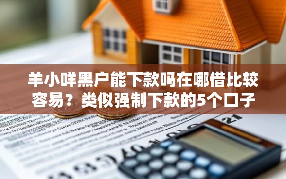 羊小咩黑户能下款吗在哪借比较容易？类似强制下款的5个口子参考